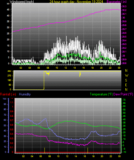 24 Hour Graph for Day 19