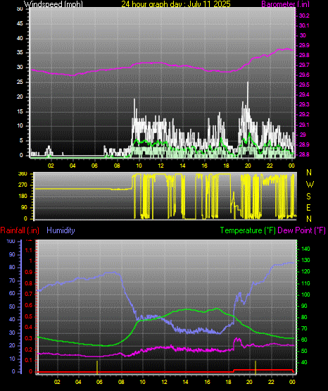 24 Hour Graph for Day 11