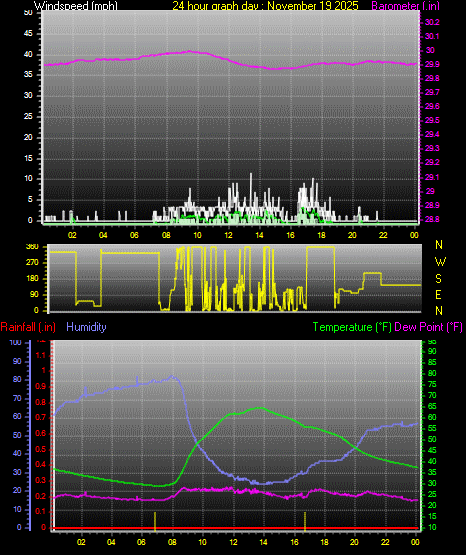 24 Hour Graph for Day 19